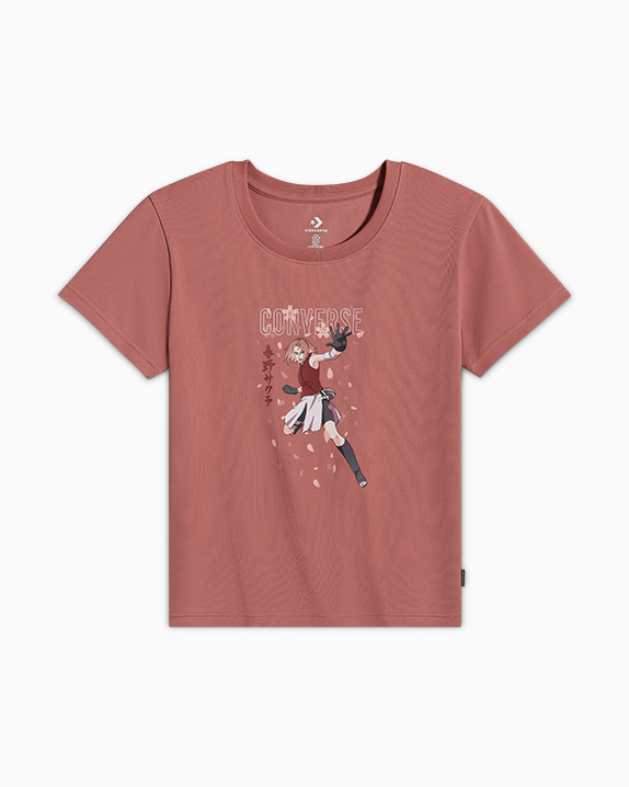 Camiseta Baby Doll de Converse x NARUTO SHIPPUDEN