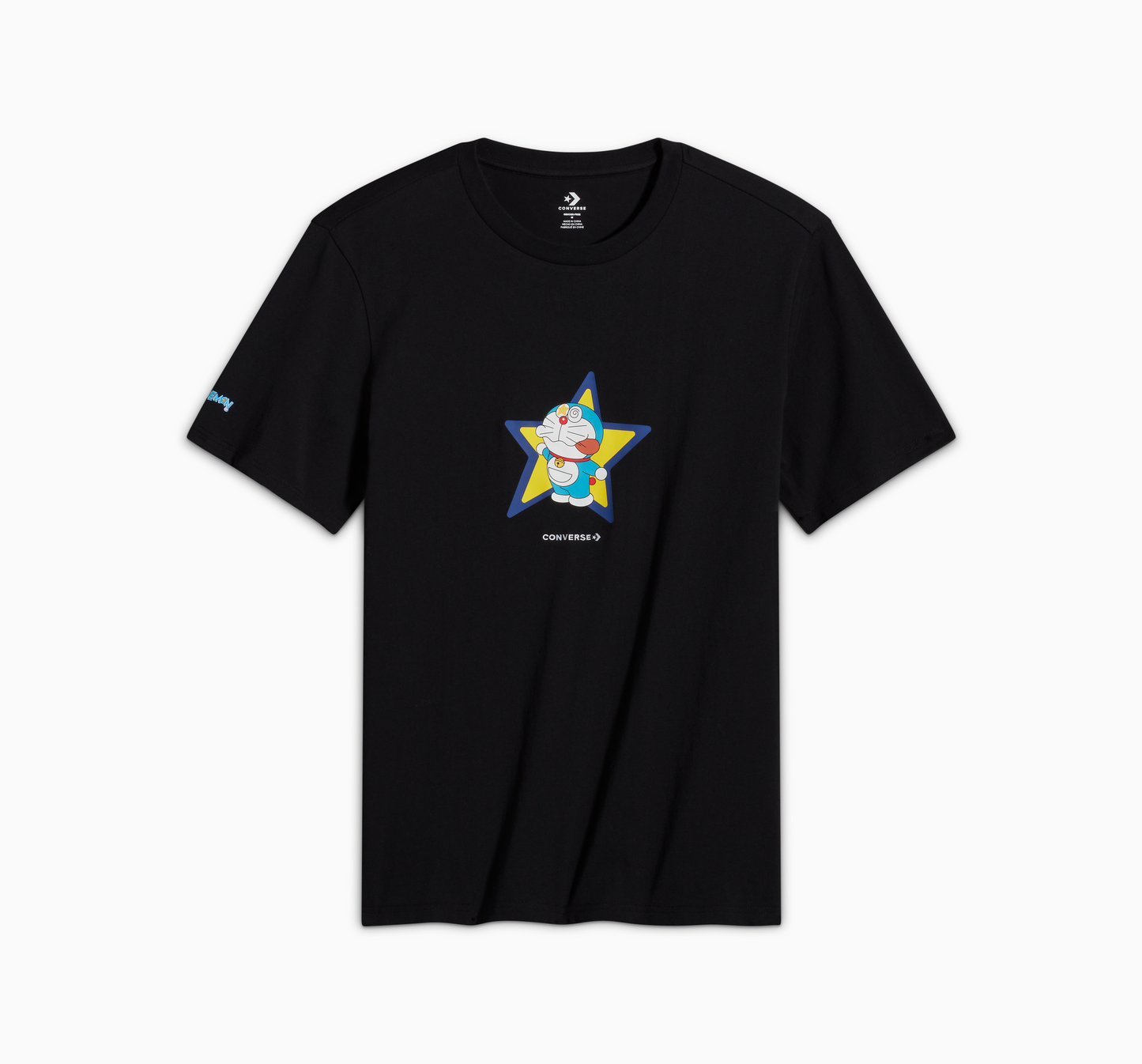 Camiseta gráfica de Doraemon y Converse