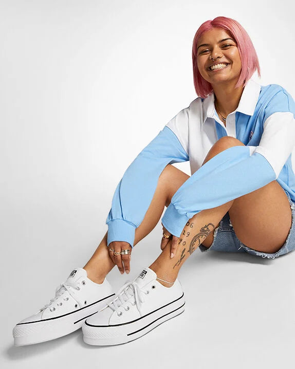 Chuck Taylor All Star Plataforma Cuero Corte Bajo