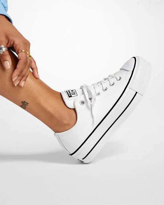 Chuck Taylor All Star Plataforma Cuero Corte Bajo