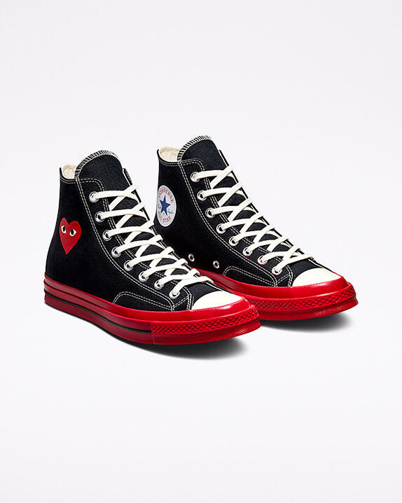 Converse x Comme des Garçons PLAY Chuck 70 caña alta