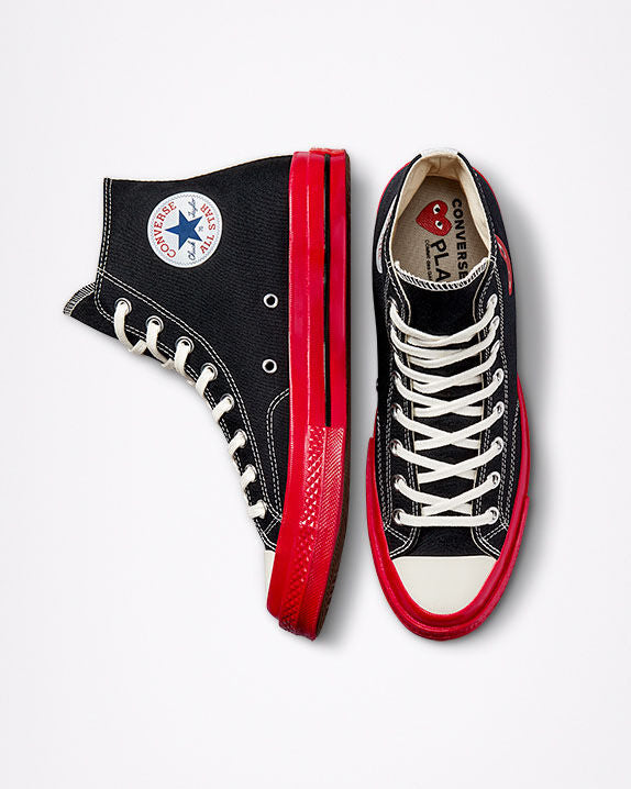 Converse x Comme des Garçons PLAY Chuck 70 caña alta