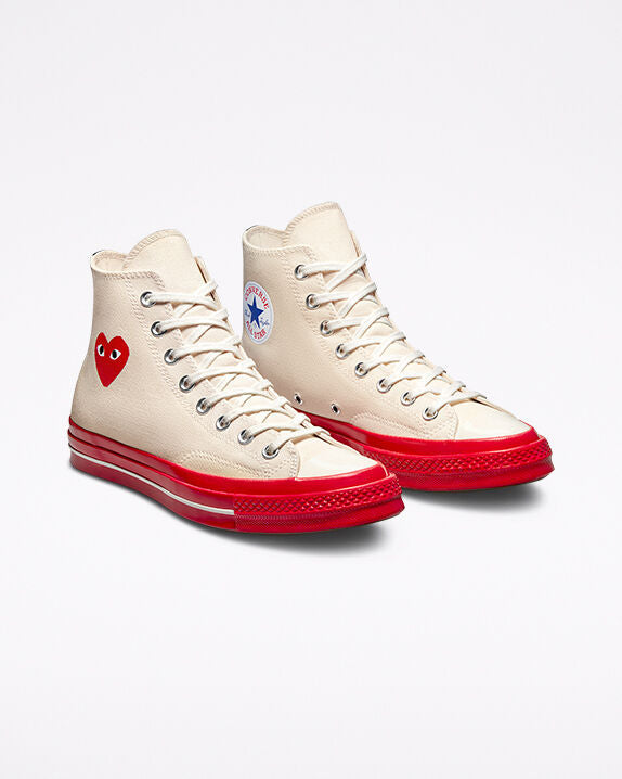 Converse x Comme des Garçons PLAY Chuck 70 caña alta