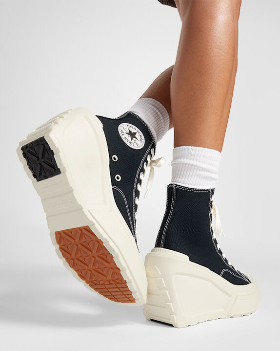 Chuck 70 De Luxe Plataforma de cuña de caña alta