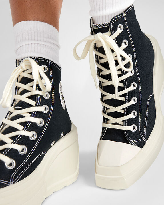 Chuck 70 De Luxe Plataforma de cuña de caña alta