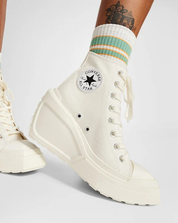 Chuck 70 De Luxe Plataforma de cuña de caña alta