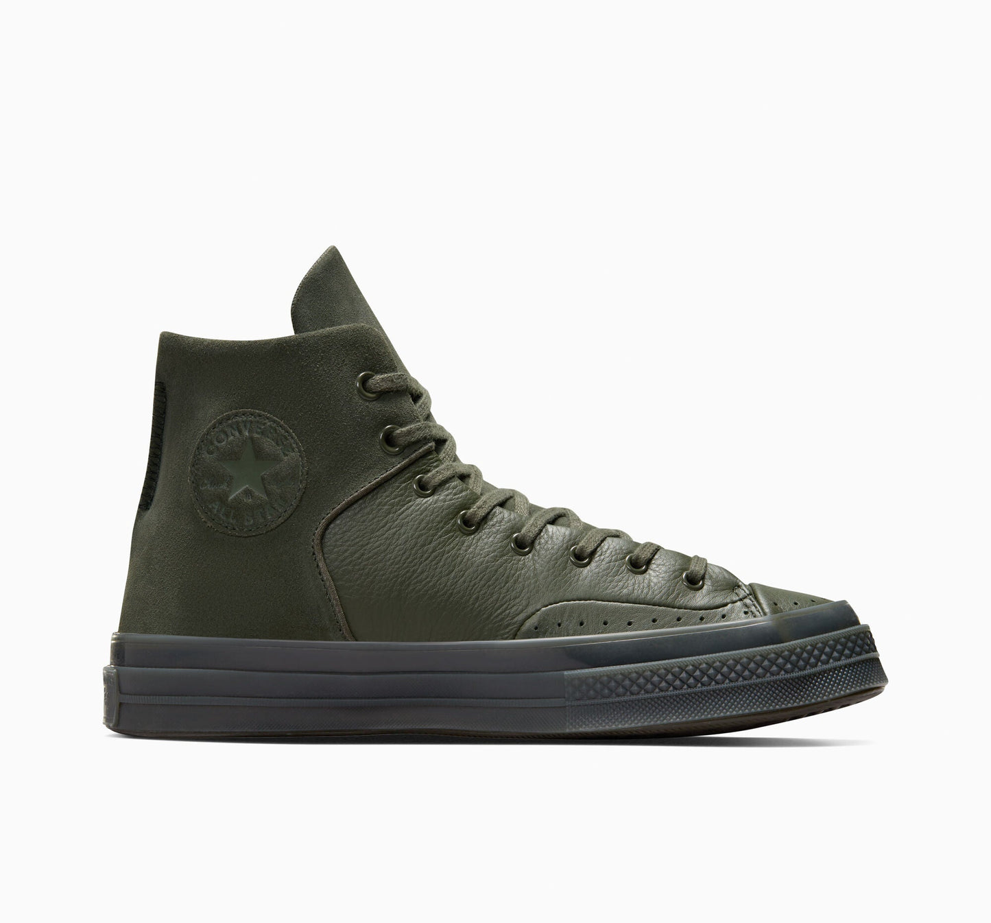 Chuck 70 Marquis de cuero de caña alta