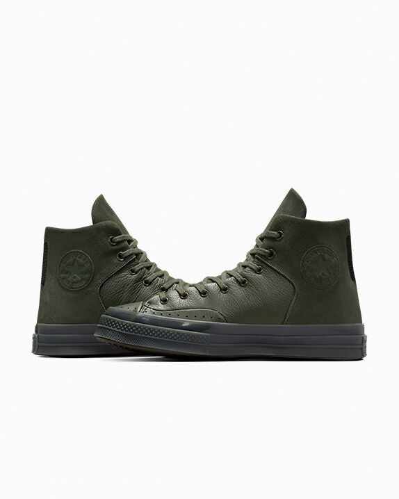 Chuck 70 Marquis de cuero de caña alta