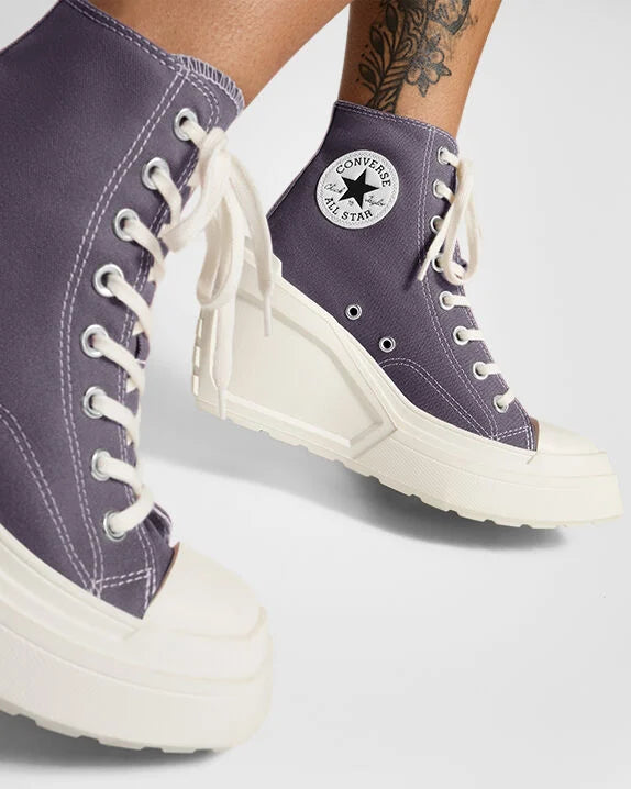 Chuck 70 De Luxe Plataforma de cuña de caña alta