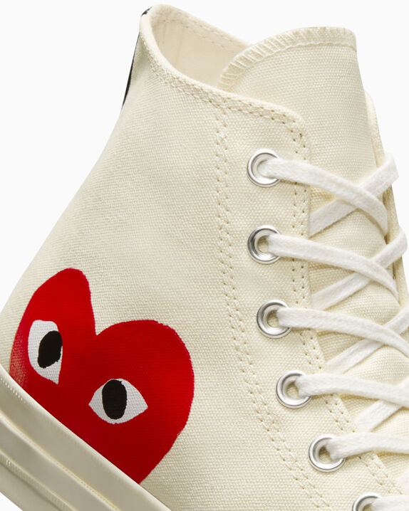 Converse x Comme des Garçons PLAY Chuck 70 caña alta