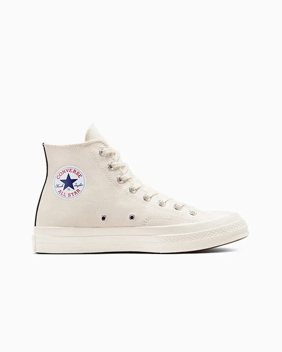 Converse X Comme des Garçons PLAY Chuck 70 OG Single Heart High Top