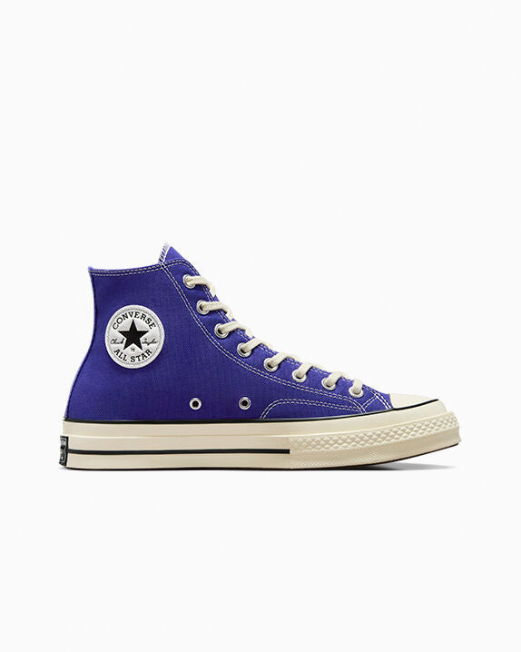 Zapatillas Chuck 70 High Top de temporada en oferta. Zona gris/Garceta/Negro.