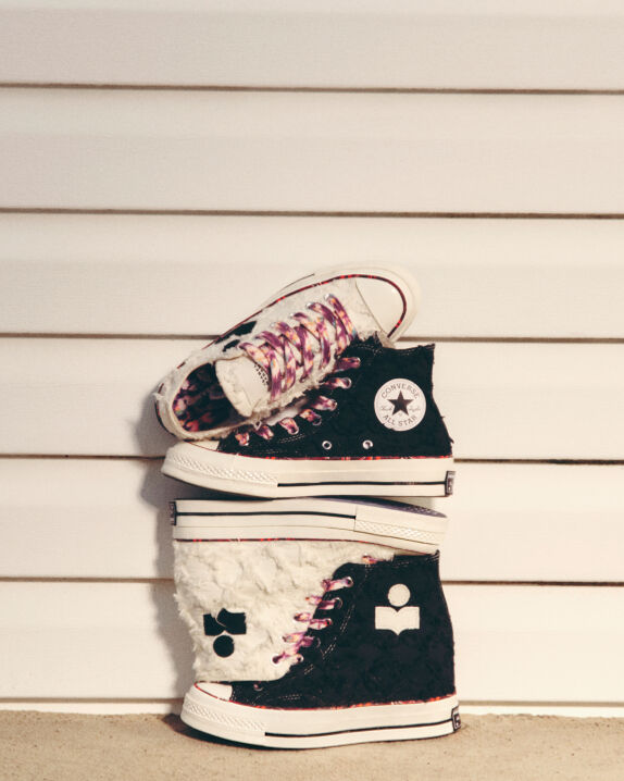 Converse x Isabel Marant Chuck 70 cuña interna de caña alta