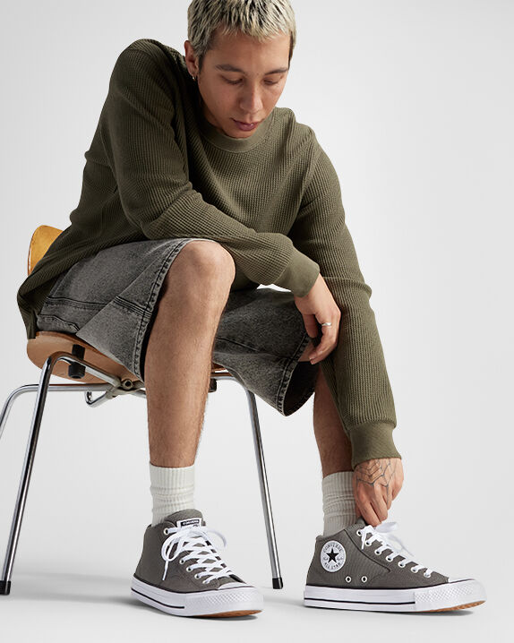 Chuck Taylor All Star Malden Street - Zapatillas de lona y ante de caña media