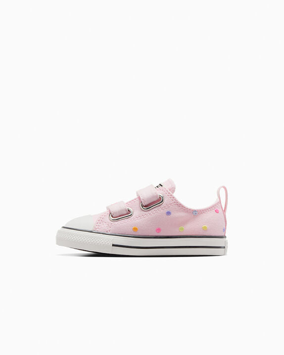 Chuck Taylor All Star de lunares bordados, fácil de poner y de caña baja