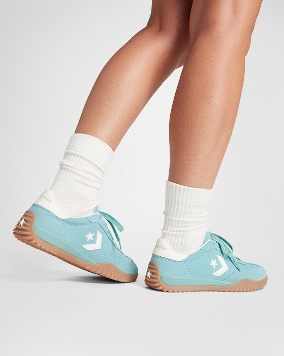 Zapatillas Run Star de caña baja con diseño de flamencos descoloridos, garceta y marrón claro