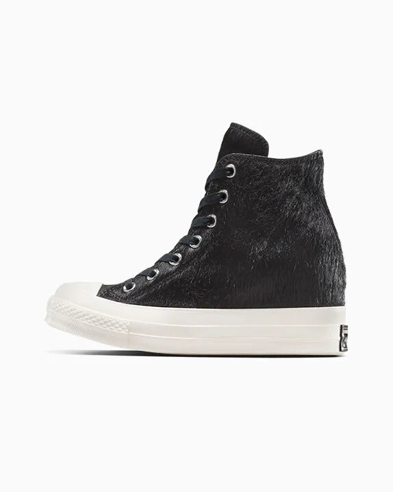 Chuck 70 Plataforma de cuña Luxe Pony Hair High Top
