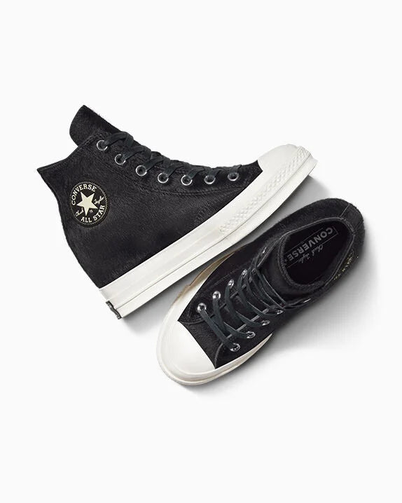 Chuck 70 Plataforma de cuña Luxe Pony Hair High Top