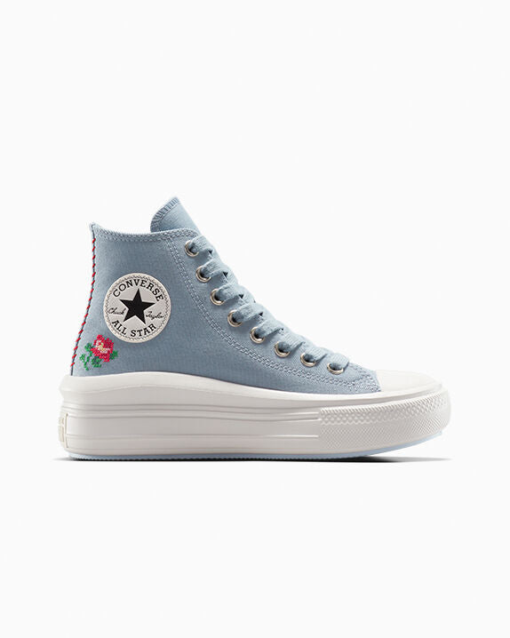 Chuck Taylor All Star Move Plataforma Rosa Caña Alta
