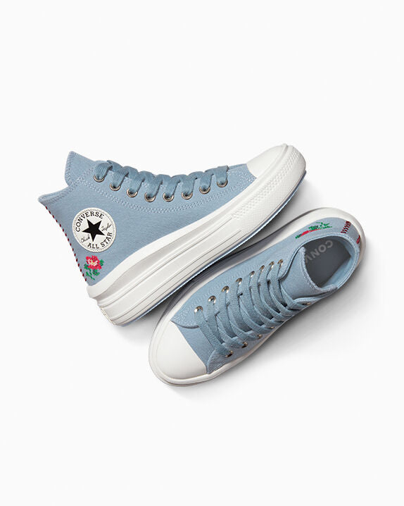 Chuck Taylor All Star Move Plataforma Rosa Caña Alta