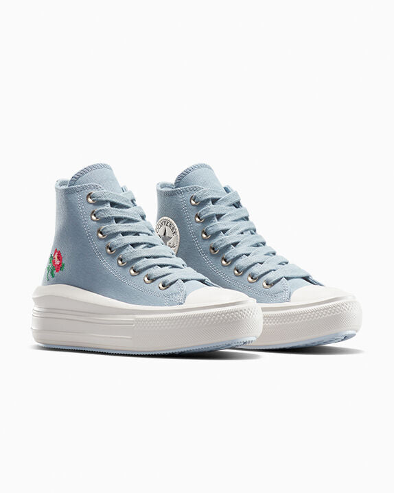 Chuck Taylor All Star Move Plataforma Rosa Caña Alta
