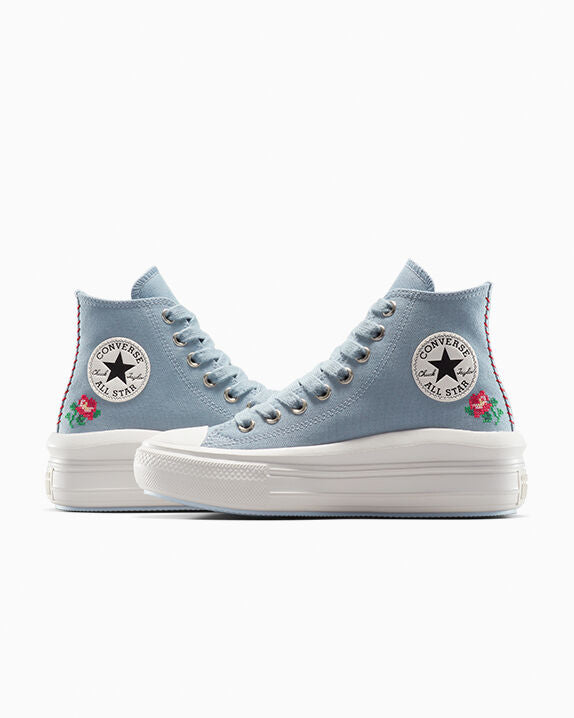 Chuck Taylor All Star Move Plataforma Rosa Caña Alta