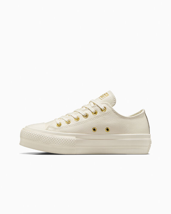 Chuck Taylor All Star Lift Platform Dorado de caña baja