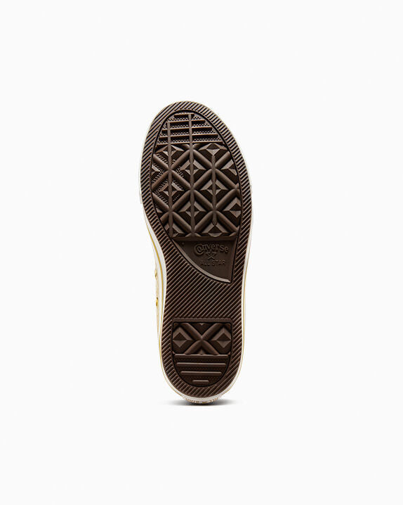 Chuck Taylor All Star EVA Lift Platform Dorado Metálico Alto