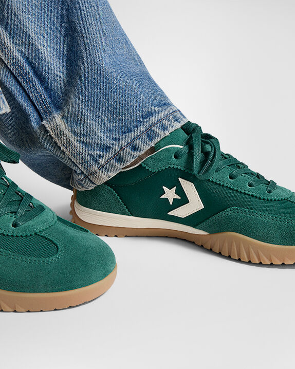 Zapatillas Run Star de caña baja, color verde envidia, garceta y blanco