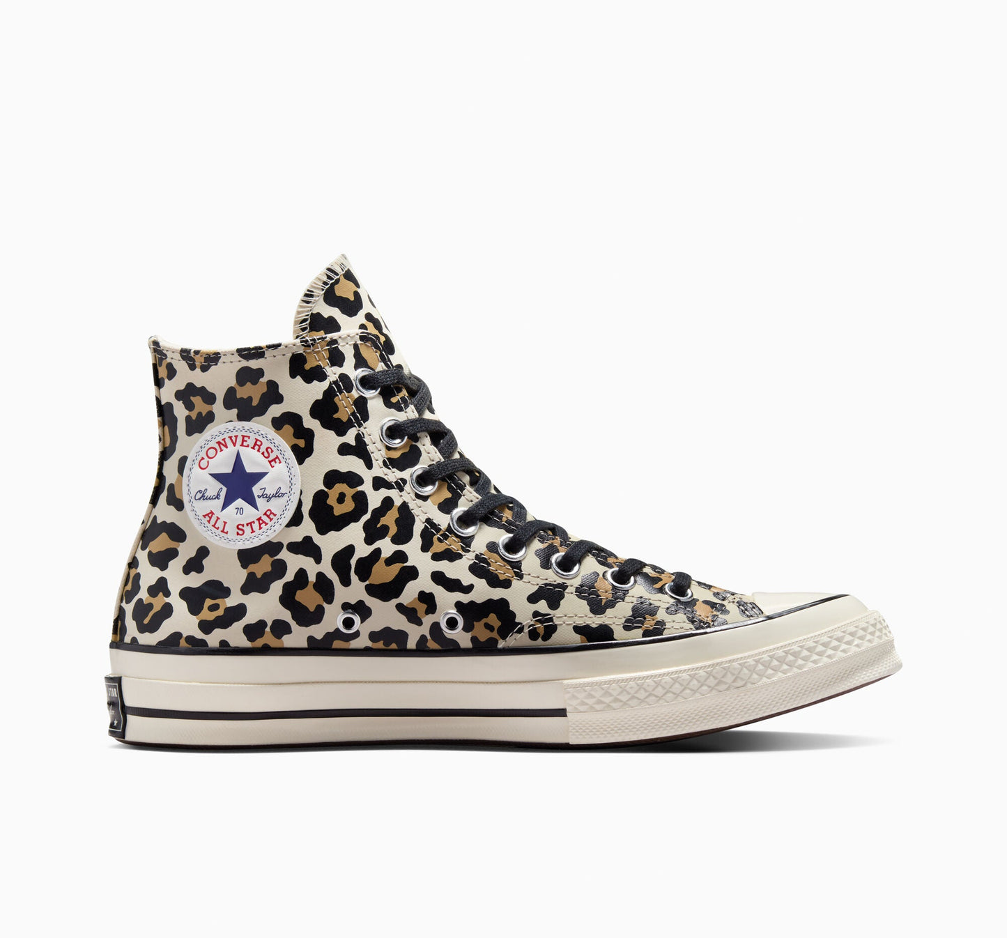 Chuck 70 Zapatillas altas con estampado de leopardo que brillan en la oscuridad