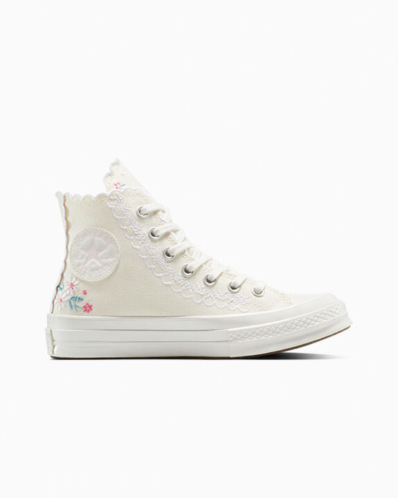 Chuck 70 bordado de caña alta