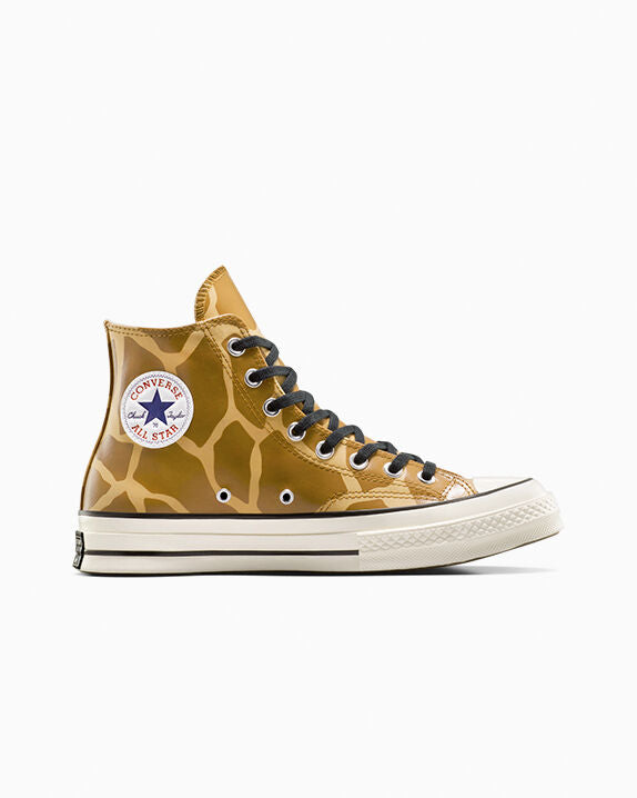 Chuck 70 Zapatillas altas con estampado de jirafa que brillan en la oscuridad