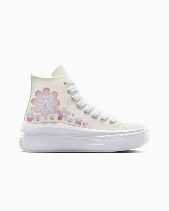 Chuck Taylor All Star Move Plataforma Pétalos y Perlas Caña Alta