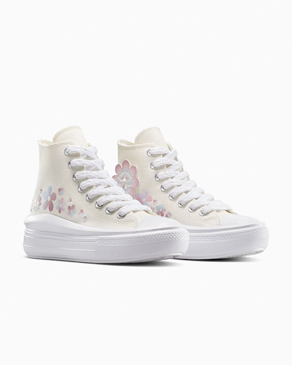 Chuck Taylor All Star Move Plataforma Pétalos y Perlas Caña Alta
