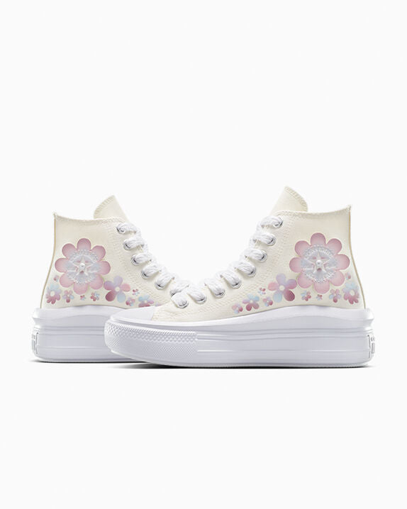 Chuck Taylor All Star Move Plataforma Pétalos y Perlas Caña Alta