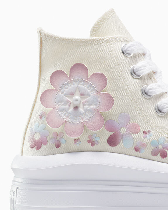 Chuck Taylor All Star Move Plataforma Pétalos y Perlas Caña Alta
