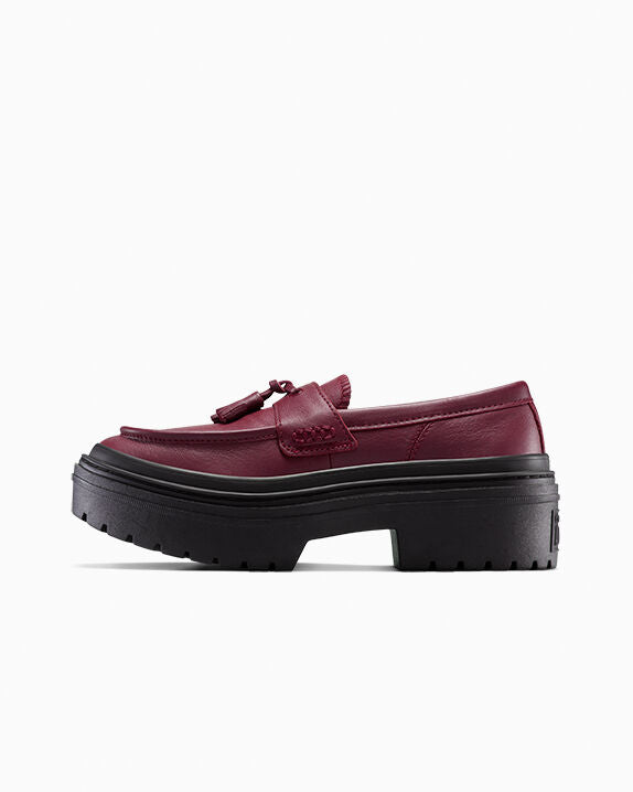 Mocasines Chuck Taylor All Star con plataforma y tacón bajo de piel