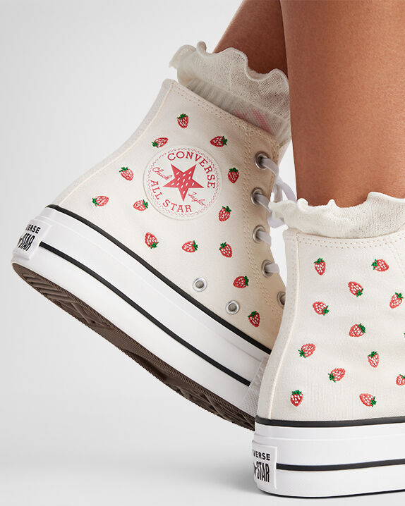 Chuck Taylor All Star Lift Platform Fresas de caña alta