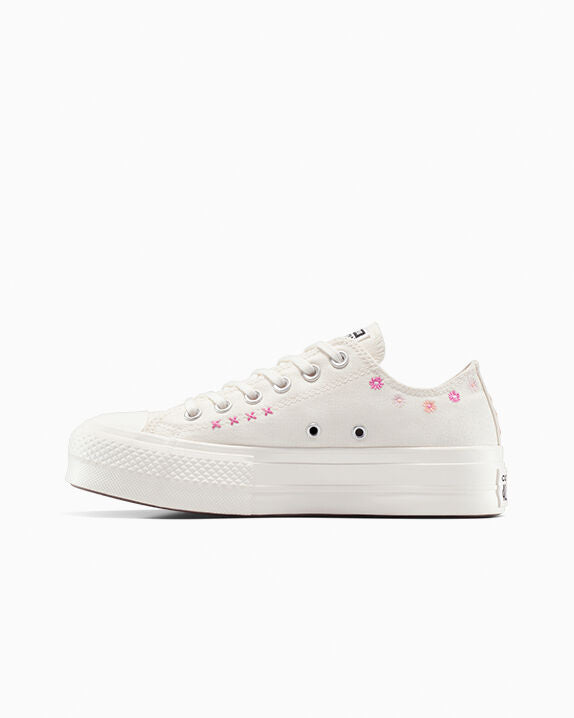 Chuck Taylor All Star Lift - Zapatillas bajas con bordado floral