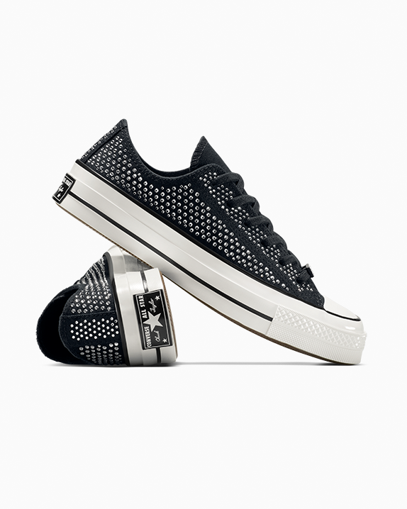 Chuck 70 con cristales Swarovski® de caña baja