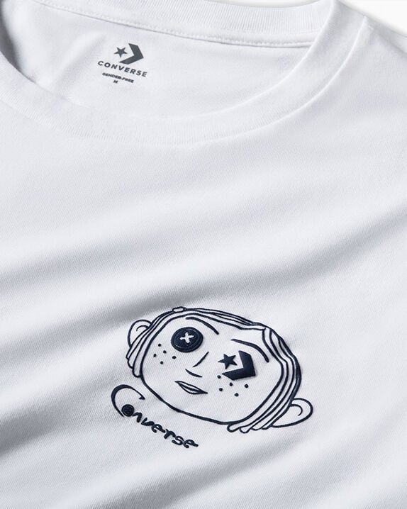 Camiseta Converse x Coraline 