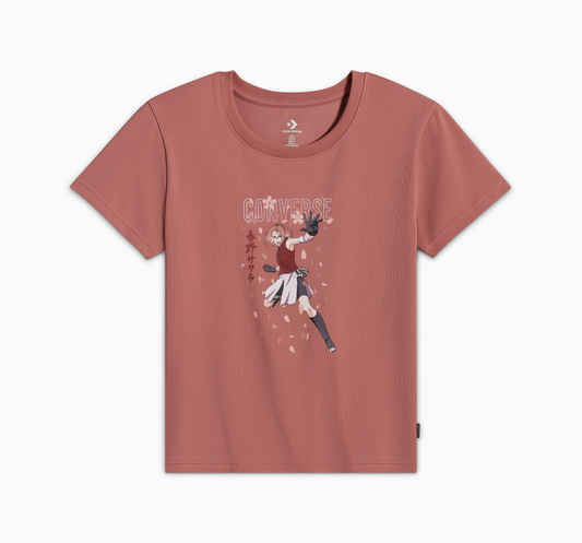 Camiseta Baby Doll de Converse x NARUTO SHIPPUDEN