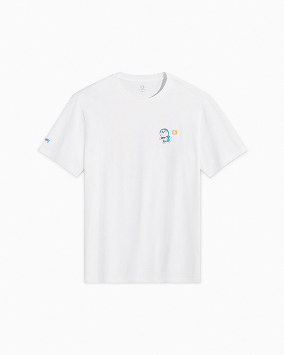 Camiseta gráfica de Doraemon y Converse