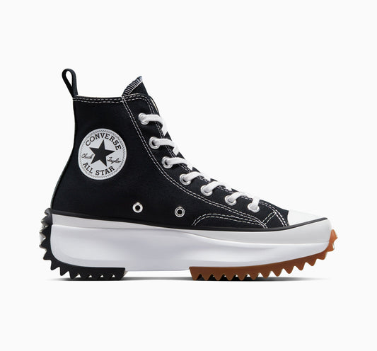 Run Star Hike High Top Black/White/Gum