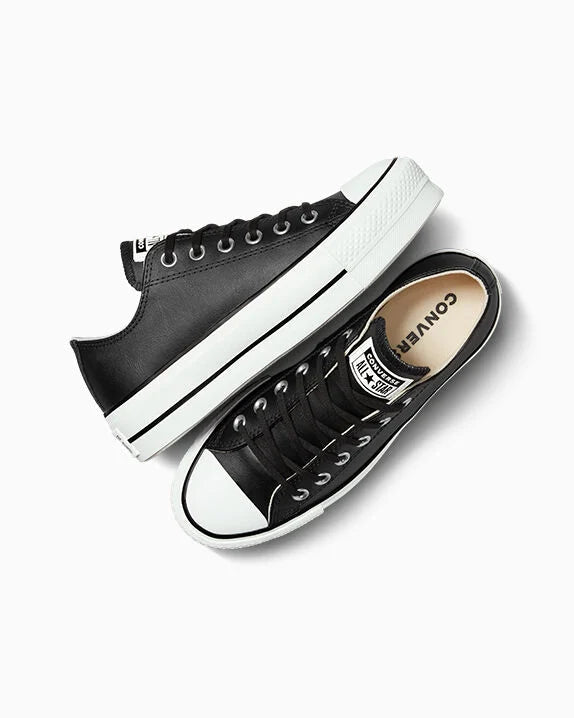 Chuck Taylor All Star Plataforma Cuero Corte Bajo 