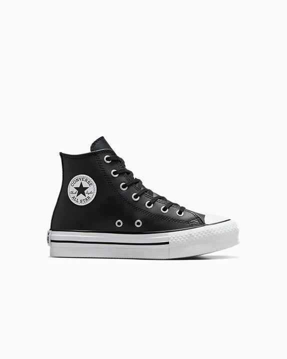 Chuck Taylor All Star EVA Lift Platform de cuero de caña alta 