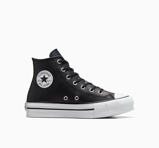 Chuck Taylor All Star EVA Lift Platform de cuero de caña alta 