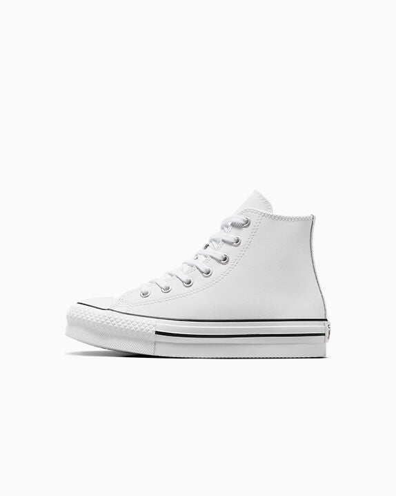 Chuck Taylor All Star EVA Lift Platform de cuero de caña alta 