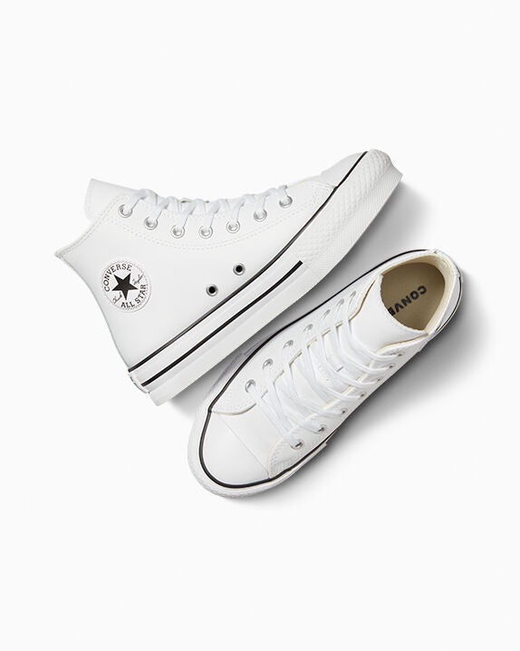 Chuck Taylor All Star EVA Lift Platform de cuero de caña alta 