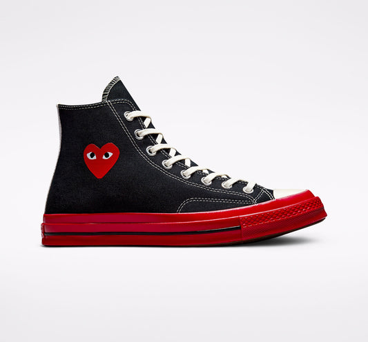 Converse x Comme des Garçons PLAY Chuck 70 caña alta